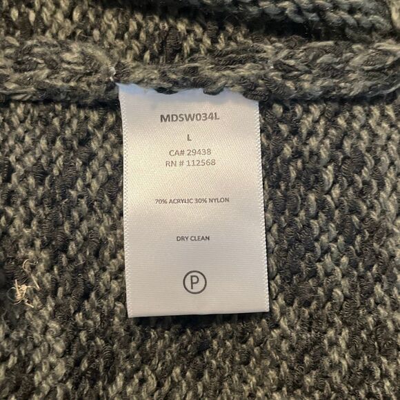 Miss Me Green Button Front Cardigan Sweater Size Large - Picture 5 of 5